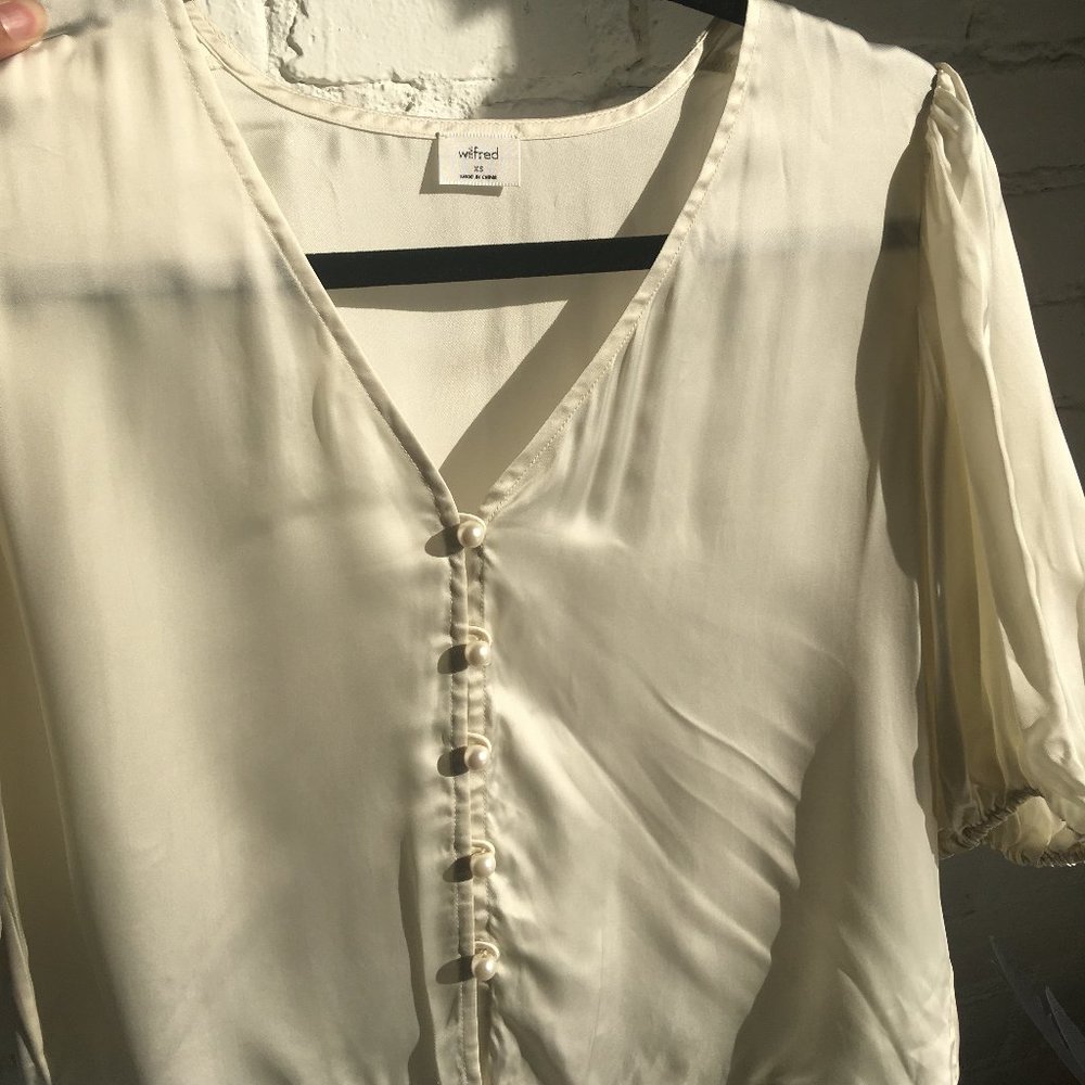 Aritzia Wilfred Bria Blouse